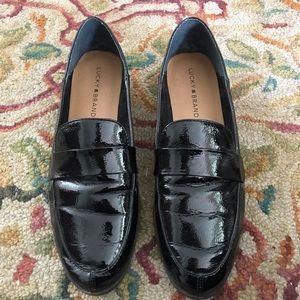 Black Patent Leather Loafers